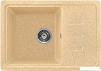 Кухонная мойка Saniteco Rosa (песок с сифоном)