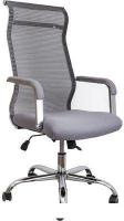 Офисное кресло AksHome Grid B (ткань/сетка, серый)