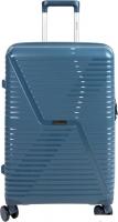 Чемодан-спиннер Rozan 3934 66 см (синий)
