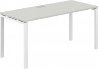 Офисный стол Norden 160х70х75 SG.206.SH.63.WH (белый/серый бархат)