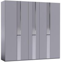Шкаф распашной Кастанье Дезире-5 5-ти створчатый (серый)