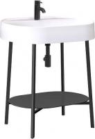 Belux Тумба под умывальник Эвора Н 75 М (черный матовый)