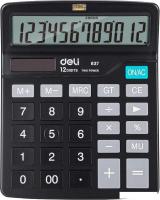 Калькулятор Deli E837 (черный)