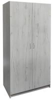 Шкаф распашной Поставымебель ШД-01 (дуб крафт белый)