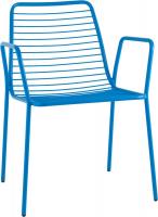 Стул Stool Group Дели с подлокотниками LV-107-5015 (металл голубой)