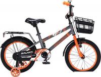 Детский велосипед Nialanti Spike 16 2025 (серый/оранжевый)