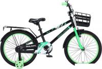 Детский велосипед Nialanti Spike 20 2025 (черный/зеленый, разобранный)