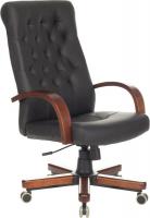 Офисное кресло Бюрократ T-9928WALNUT/ECO (черный)