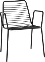 Стул Stool Group Дели с подлокотниками LV-107-9005 (металл черный)