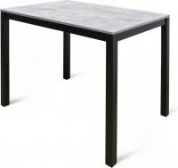 Кухонный стол Древпром М169 Симпл 2 ДП1-03-16 110x68 (бетон метрополитан/черный)