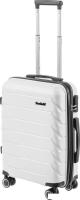 Чемодан-спиннер DoubleW YF-PP02 (S, белый)