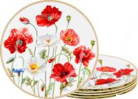 Набор тарелок Elan Gallery Маки 420316_3 (New Bone China)
