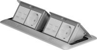 Блок розеток Werkel Выдвижной W8078065 (серебристый)