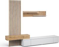 Шкаф-купе Империал Риана Вайт 2.5м (вотан/белый)