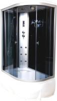 Душевая кабина Водный мир Комфорт ВМ-886 Е L 80x120 (тонированное стекло)
