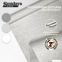 Рулонные шторы Sundays Home Оливия 61х160 с 2-мя направляющими LM-15 150см (лен)