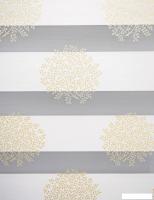 Шторы день-ночь Delfa СРШ 01МКД DN-44805 73x160 (рисунок декор, кремовый/золотистый)