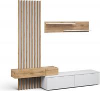 Шкаф-купе Империал Риана Вайт 2.07м (вотан/белый)