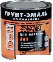 Грунт-эмаль Dali По ржавчине 3 в 1 0.75 л (серый графит)