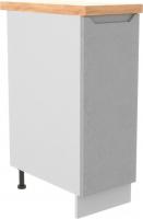 Шкаф напольный ДСВ Тренто С 300 правый (серый/серый)