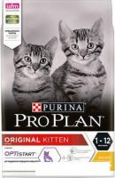 Сухой корм для кошек Pro Plan Original Kitten OptiStart с курицей 3 кг