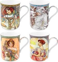 Набор кружек Elan Gallery New Bone China Времена года 420620