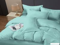 Постельное белье Pandora №1х1 12-5410 Светлая бирюза (N) Евро-стандарт (микрофибра-страйп)