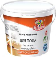 Эмаль Olecolor Для пола акриловая 1 кг (серый туман)
