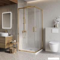 Душевой уголок BelBagno Luce-A-2-80-C-ORO