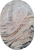 Ковер для жилой комнаты Bossan Rome 3563A-KREM-BEJ-OVAL (1.2x1.7)