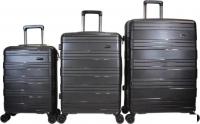 Комплект чемоданов Mironpan 11271 (3шт, черный)