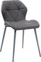 Стул Woodville Вальд 464192 (экокожа серый/серый глянец)