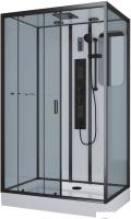 Душевая кабина Niagara NG-6912-01GQL BLACK 120x80x210 (тонированное стекло)