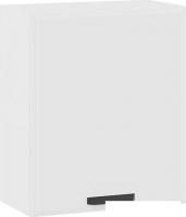 Шкаф навесной Трия Тиана 1В6 с одной дверью (белый/белый супермат)