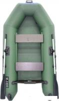 Моторно-гребная лодка Муссон 2400 (зеленый)