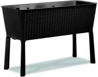 Кашпо Keter Easy Grow на ножках (графит)