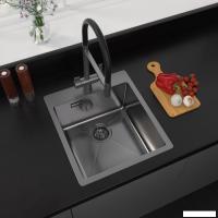 Кухонная мойка ZorG ZRE 4551 graphite