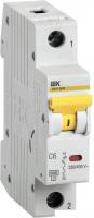 Выключатель автоматический IEK ВА 47-60M 1п 6А C MVA31-1-006-C