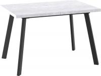 Кухонный стол Мамадома Борг-140 раздвижной 140-180x85 (серый сланец/черный)