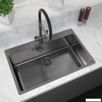 Кухонная мойка ZorG ZRE 7951 graphite
