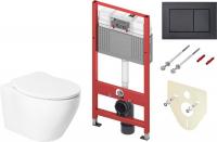 Унитаз подвесной Saniteco KW-99046 + TECE 9400414