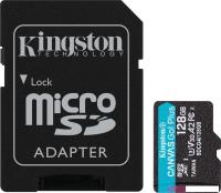 Карта памяти Kingston Canvas Go! microSDXC 128GB SDCG4/128GB (с адаптером)