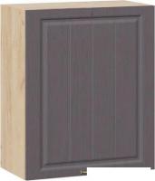 Шкаф навесной Трия Лина 1В6 с одной дверью (дуб крафт золотой/графит)