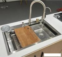 Кухонная мойка MARRBAXX C7546-R Decor C7546-DMR (нержавеющая сталь)