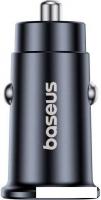Автомобильное зарядное Baseus GoTrip Car Charger C+C 30W (черный)