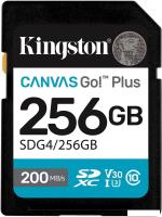 Карта памяти Kingston Canvas Go! Plus SDXC 256GB SDG4/256GB
