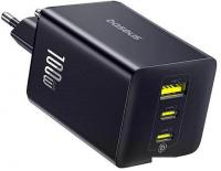 Сетевое зарядное Baseus EnerFill FE11 Fast Charger 2C+U 100W EU (черный)