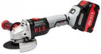 Угловая шлифмашина P.I.T. PWS20H-125D/1 (с 1-им АКБ, кейс)