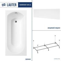 Ванна Lauter Haven 170 21202007 (с каркасом и белым лицевым экраном)