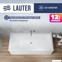 Ванна Lauter Oasis 175 21203075 (с ножками, серым подголовником и белым лицевым экраном)